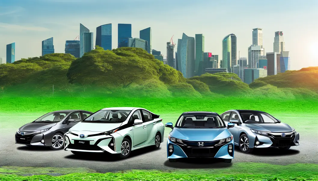 Nguyên lý hoạt động của động cơ hybrid qua sơ đồ minh họa.